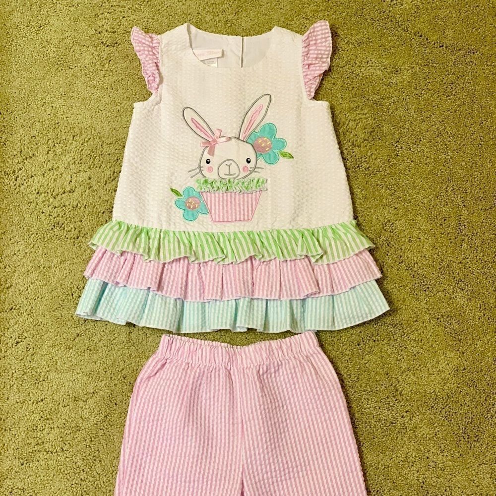Bonnie Jean Baby Girls Easter Bunny Outfit 18mo Toddler